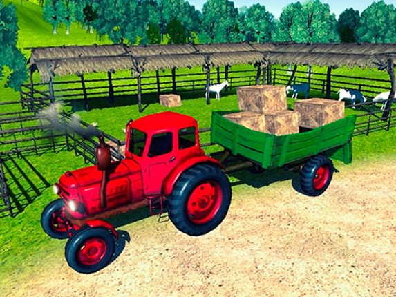 Farmer Tractor Cargo Simulation Game Cover