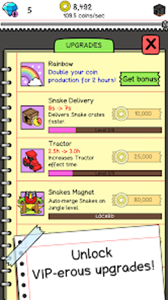 Snake Evolution: Idle Merge IO screenshot