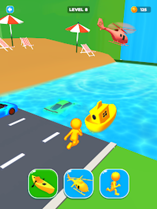 Car Changing Race Games screenshot