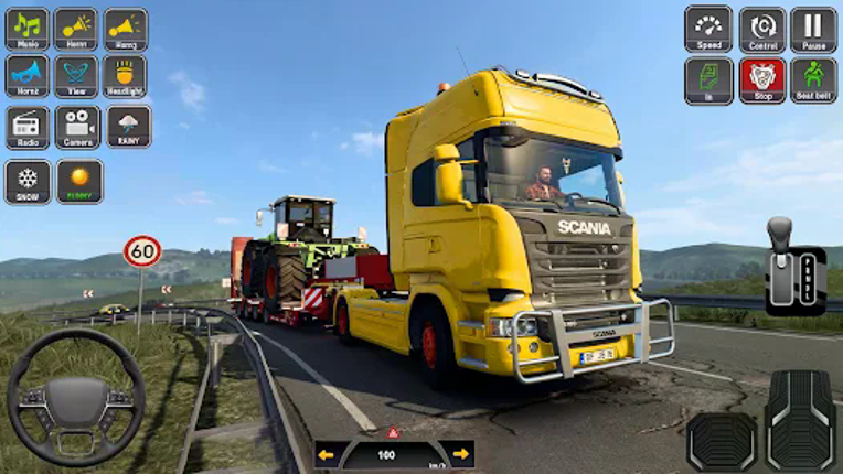City Truck Game Euro Truck 3d screenshot