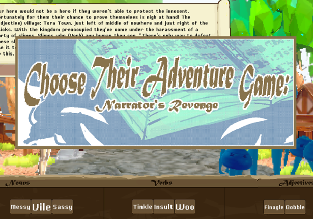 Choose Their Adventure Game: Narrator's Revenge Game Cover