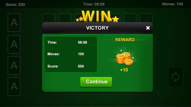 Solitaire screenshot