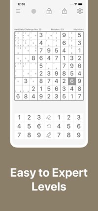 Sudoku screenshot