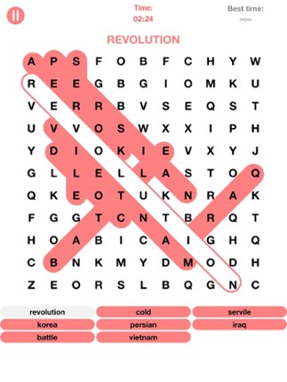 Word Search - Spot the Hidden Words Puzzle Game Image