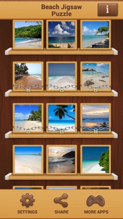 Beach Jigsaw Puzzles - Fun Brain Games screenshot