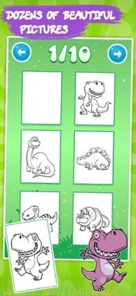 Best coloring book : Dinosaurs Image