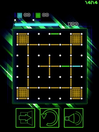 Dots and boxes neon timbiriche screenshot