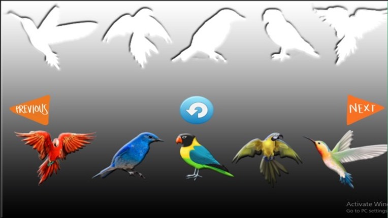 Fun Learning Birds Shapes Stencil for Toddlers screenshot