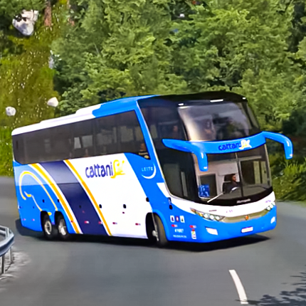 Coach Bus Driving: Offroad Bus Image