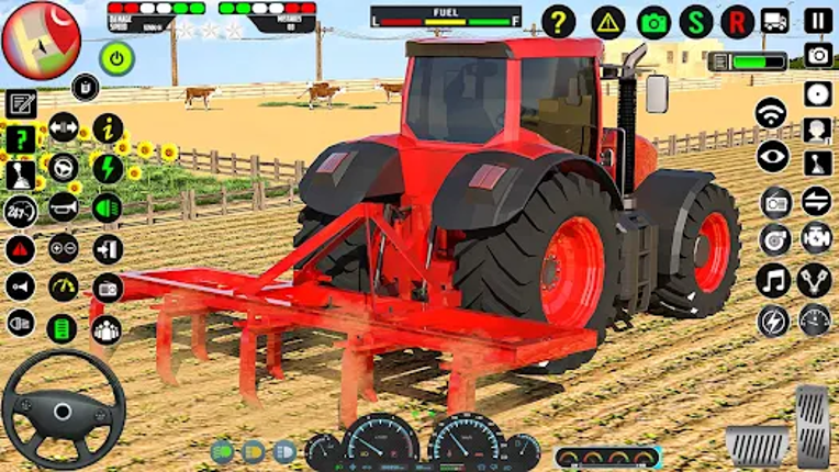 Farming Tractor Game Simulator Image