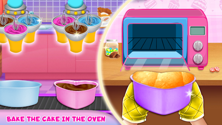 Baking cake master games screenshot