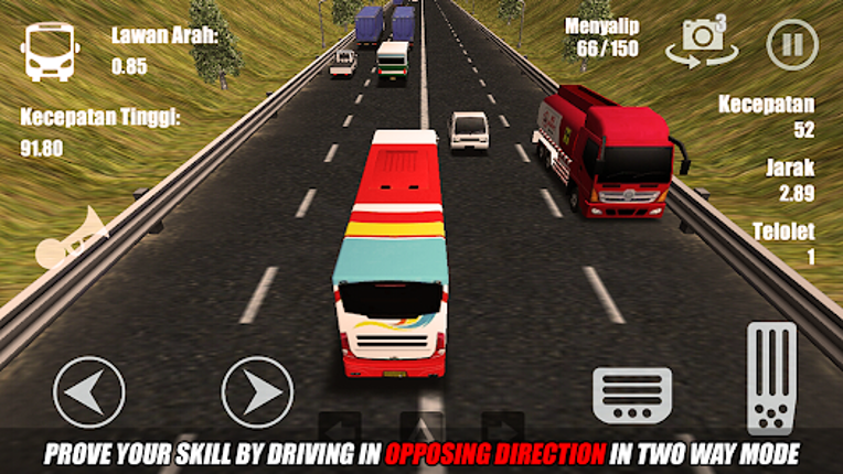 Telolet Bus Driving 3D screenshot