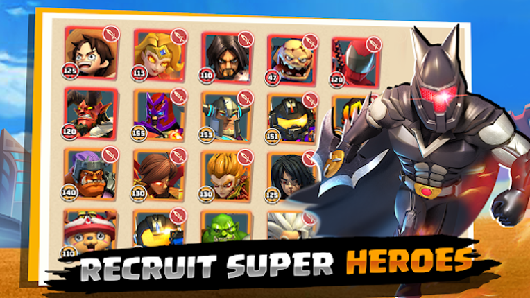 Zombies Clash: Superheroes War Image