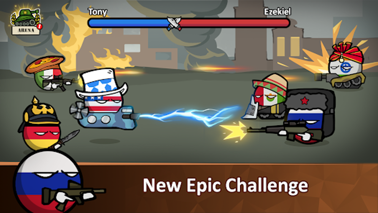 Countryballs - Zombie Attack screenshot