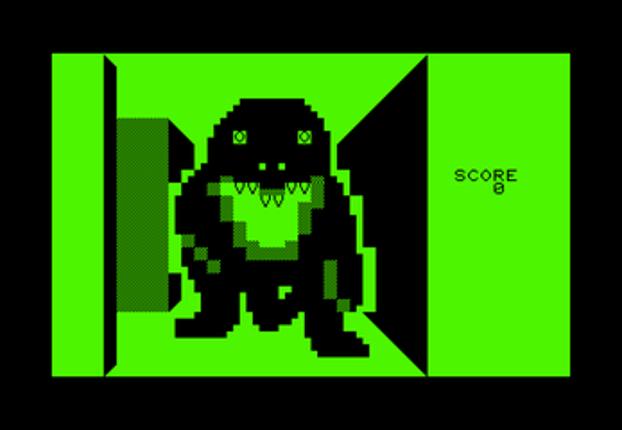 3D Monster Maze (Commodore PET) screenshot