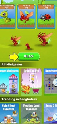 Monster vs Ant -battle & build screenshot