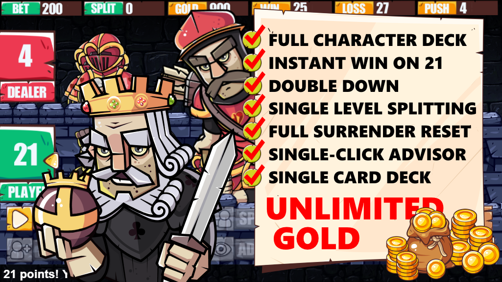 Games like PopUp 21 - Fantasy Blackjack Trainer