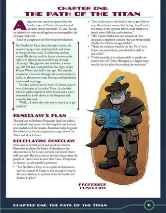 The Titan Attacks! 5e Image