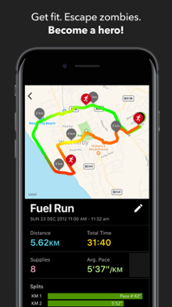 Zombies, Run! screenshot