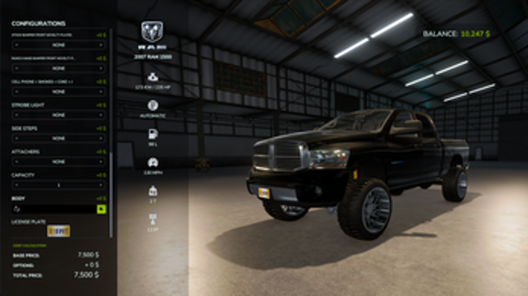 2007 Dodge Ram 1500 Quad Cab screenshot