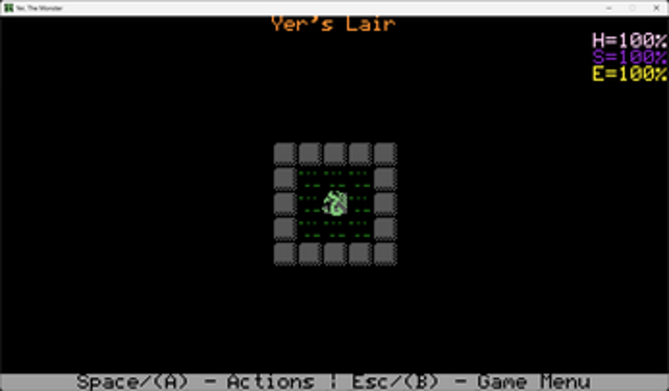 A Game in VB.NET About Yer the Monster and Starting with Nothing Image