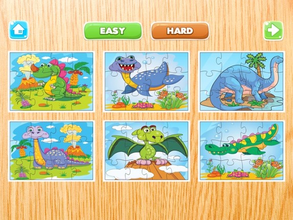 Dino Puzzle Games Free - Dinosaur Jigsaw Puzzles for Kids and Toddler - Preschool Learning Games screenshot