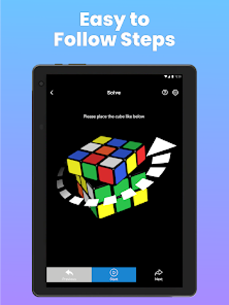 CubeSolver AI - Magic Cube 3D Image