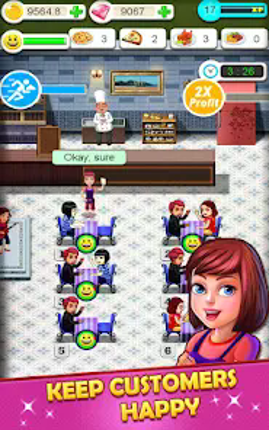 Restaurant Tycoon : Cafe game screenshot