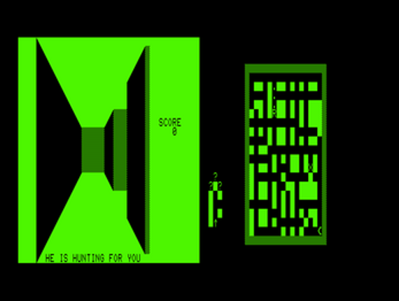 3D Monster Maze (Commodore PET) screenshot