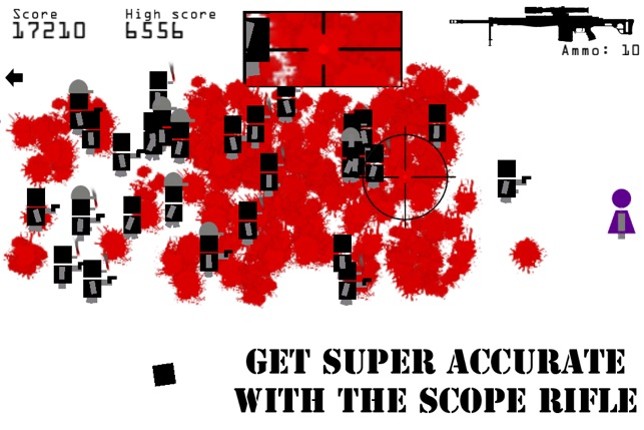 Killer Shooting Sniper X - the top game for Clear Vision training screenshot