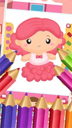 Little Princess Food Coloring World Drawing Story Kids Game screenshot