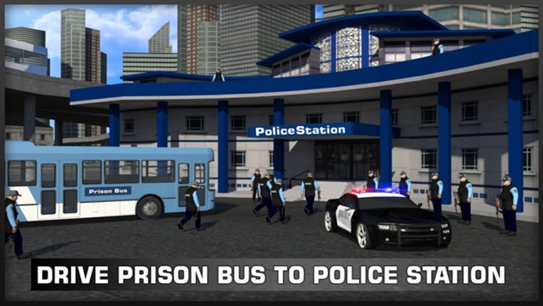Police Prison Bus Driver Job 3D: Drive Coach &amp; Transport Criminals to City Jail screenshot