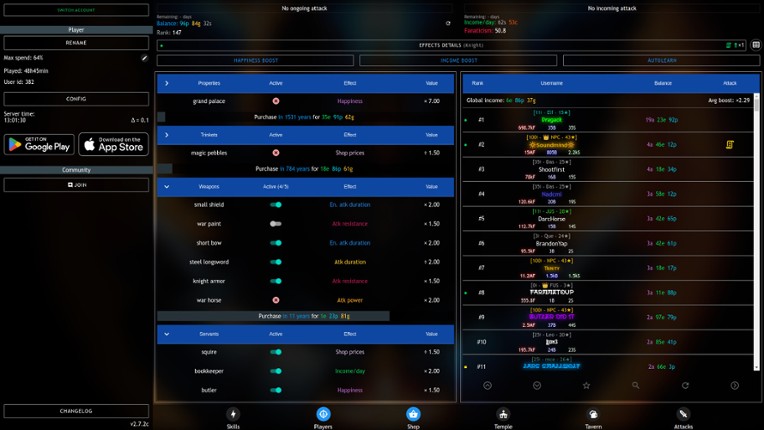 Progress Knight: Multiplayer screenshot