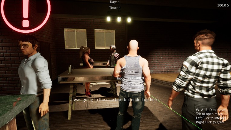 The PUB simulator screenshot
