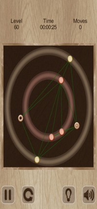 Untangle. Rings and Lines screenshot