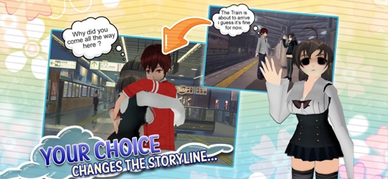 Anime Story in School days screenshot