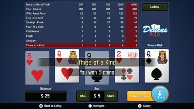 Deuces Wild - Video Poker Image