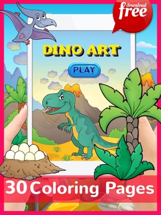 DinoArt Dinosaurs Coloring Book For Kids &amp; Toddler screenshot