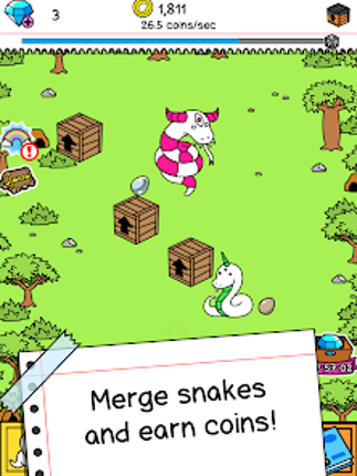 Snake Evolution: Idle Merge IO Image