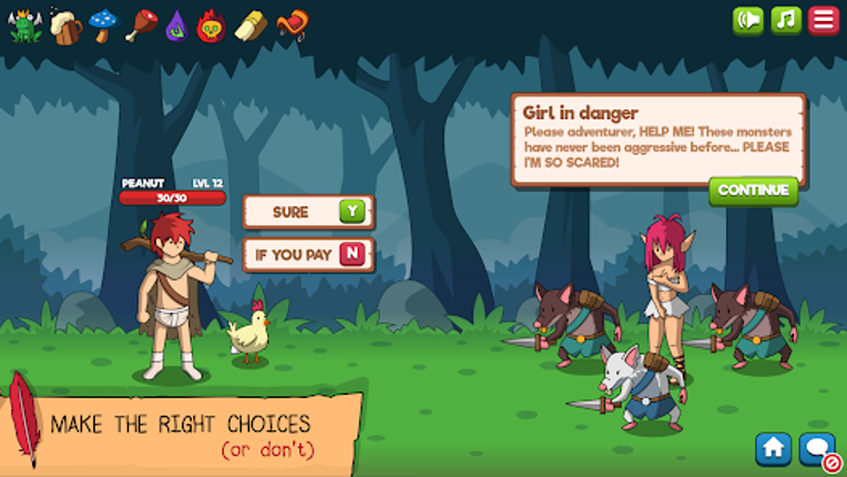 Who Needs a Hero? - Adventure screenshot