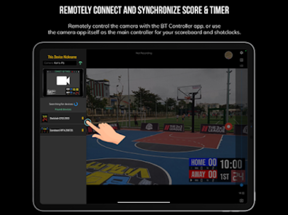 BT Basketball Camera screenshot
