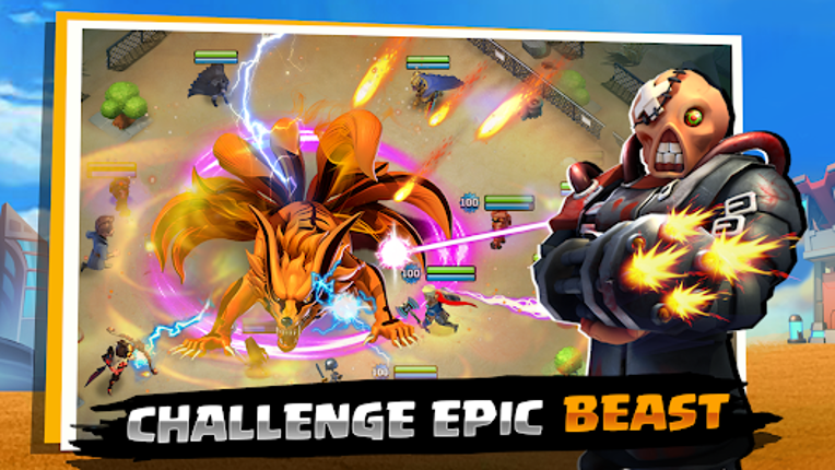 Zombies Clash: Superheroes War Image