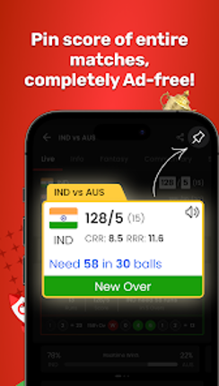 CricRocket : Cricket Live Line screenshot