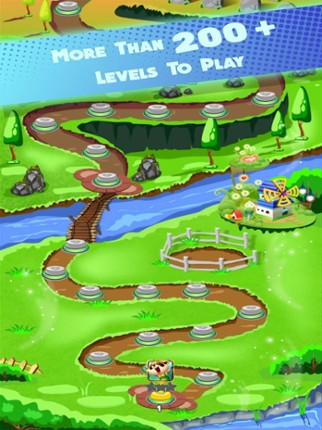 Happy Fruit Bunny Match 3 Game Image
