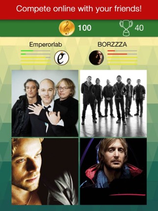 Musical hits quiz. Guess songs Image