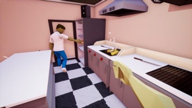 One-armed cook Image