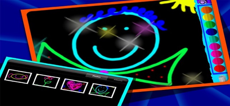 Paint Glow -glowing color draw screenshot