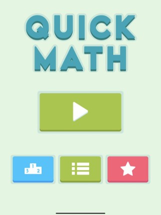 Quick Math: Brain Workout screenshot