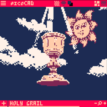 [picoCAD] The Holy Grail screenshot