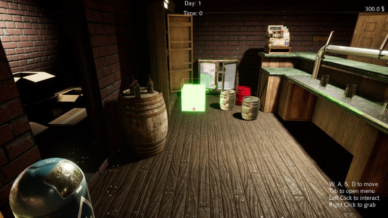 The PUB simulator screenshot